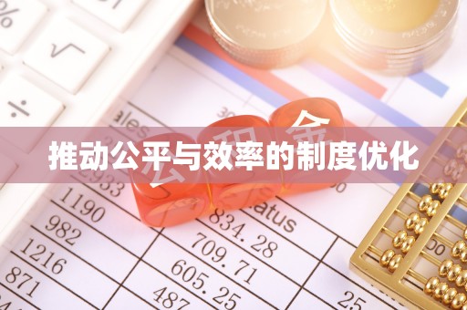 可靠推动公平与效率的制度优化