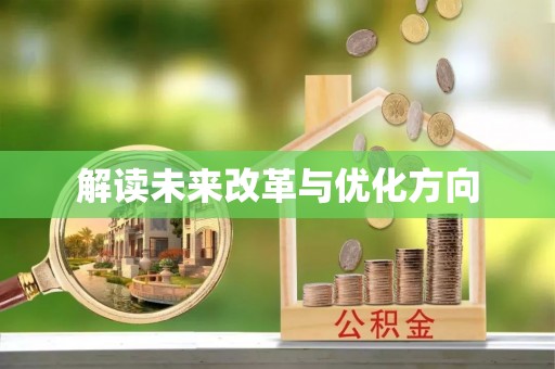 可靠解读未来改革与优化方向