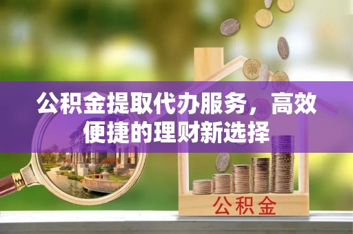 可靠公积金提取代办服务，高效便捷的理财新选择